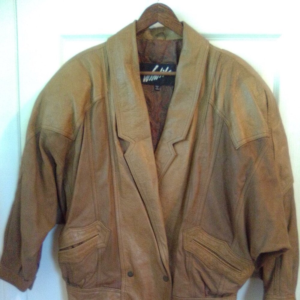 Vintage Genuine Leather Relaxed Fit Jacket